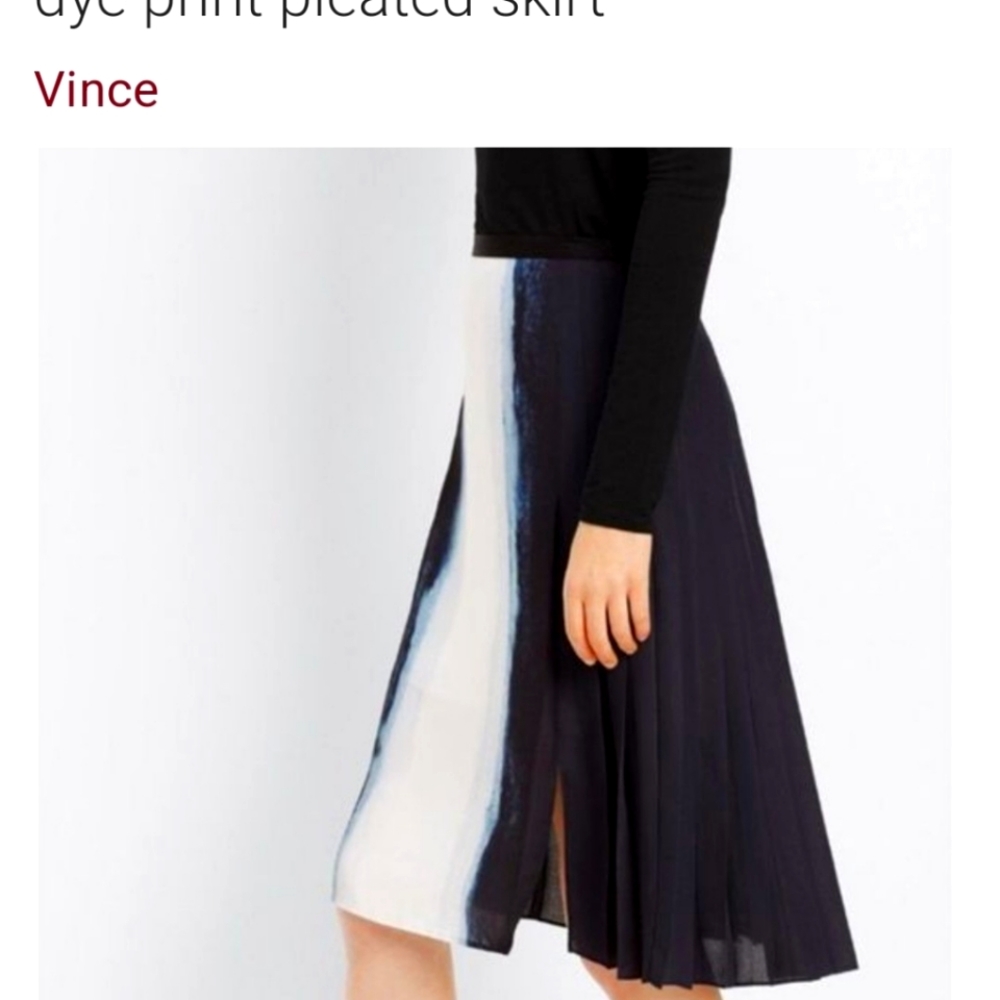 Vince silk skirt